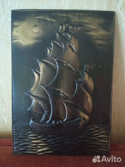 Картина чеканка СССР