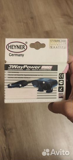 Разветвитель прикуривателя heyner usb для авто