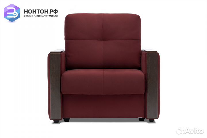 Кресло еврокнижка Инсайд бордовое