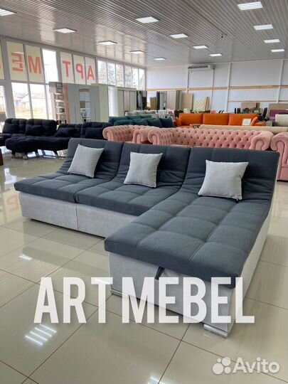 Диван Сафари с оттоманкой