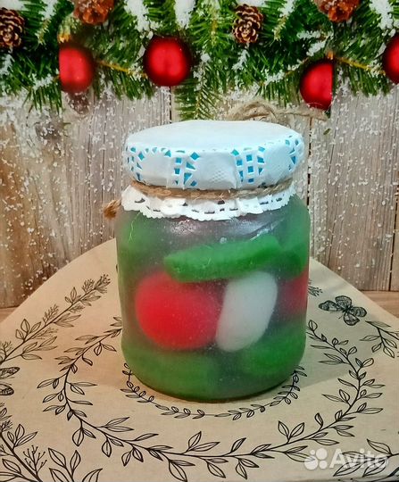 Мыло ручной работы *Соленья, варенье*