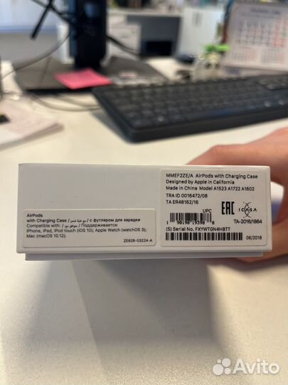 Наушники apple airpods 1 правый