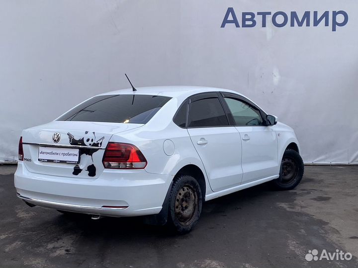 Volkswagen Polo 1.6 AT, 2015, 135 498 км