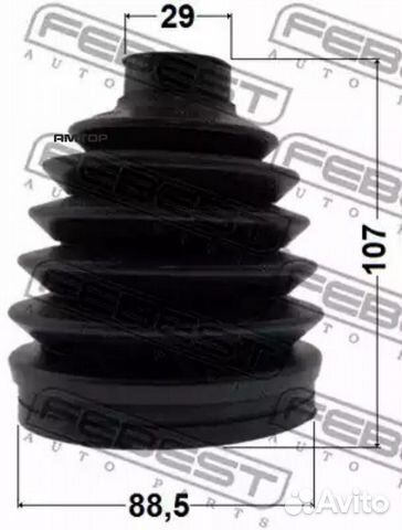 Febest 2017P-grch Пыльник шрус наружный комплект 8