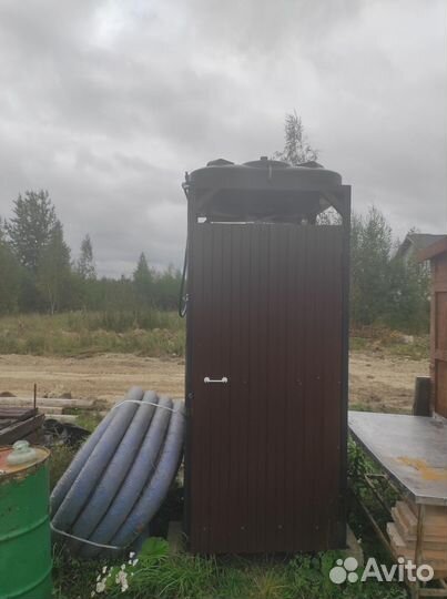 Летний душ для дачи с подогревом