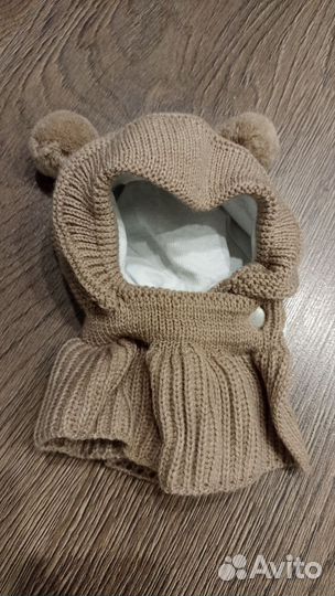 Шапка шлем осень