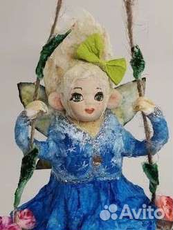 Ватные елочные игрушки