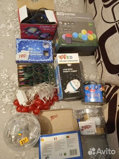 Новогодние гирлянды и цветомузыка