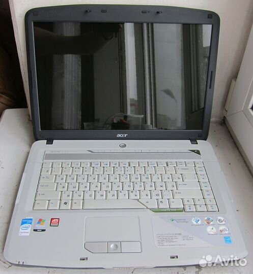 Acer Aspire 5720g. Core 2 Duo, 2 ядра. Память 2 Gb