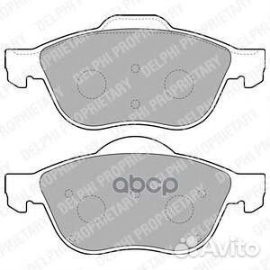 Колодки тормозные дисковые, комплект LP1844 Delphi