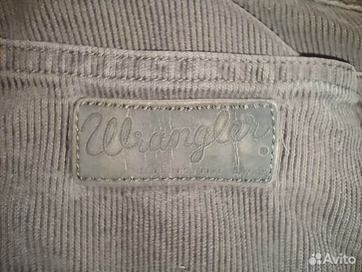 Мужские джинсы wrangler вельветовые