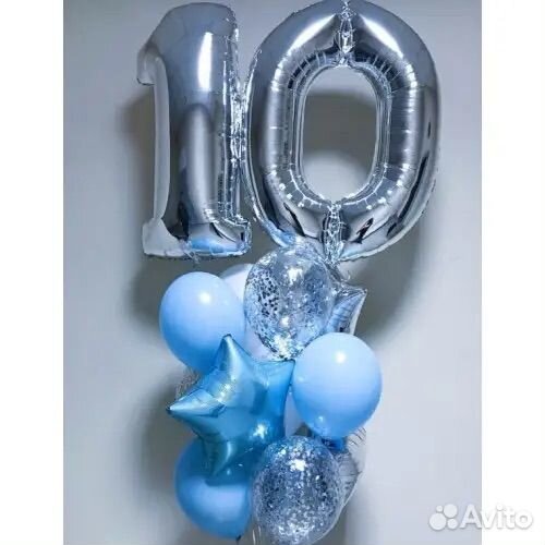 Гелиевые шары цифры