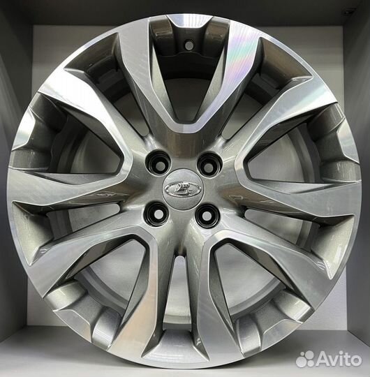 K&K 7x17/4x100 ET43 D60,15 Протон Антрацит-алмаз