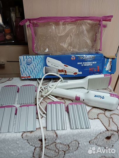 Прибор для выпрямления и гофрирования волос