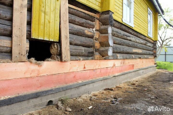 Строительство;Подъем домов,Замена венцов,фундамент