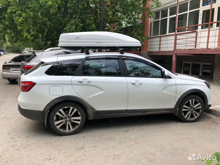 Автобокс багажник на крышу LADA Vesta