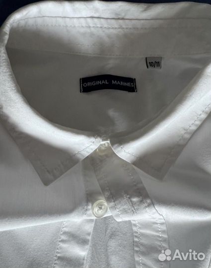 Рубашка белая (итальянская) для школы 134