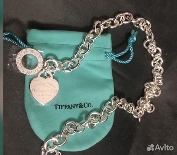 Колье тиффани сердце