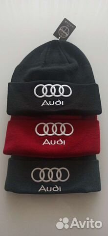 Мужская шапка с логотипом авто