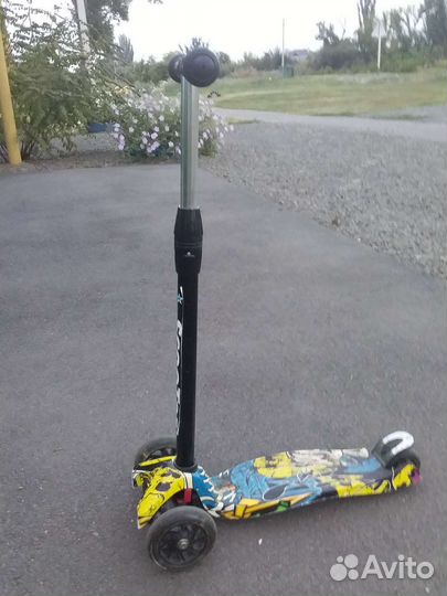 Самокат детский трехколесный бу