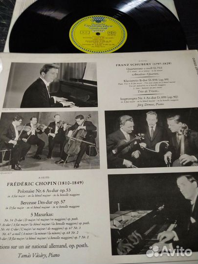 Шопен Шуберт фирменный винил Германия