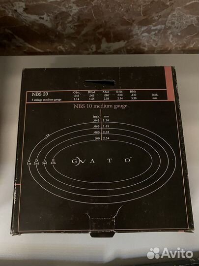 Струны gato NBS 10 045 для бас-гитары