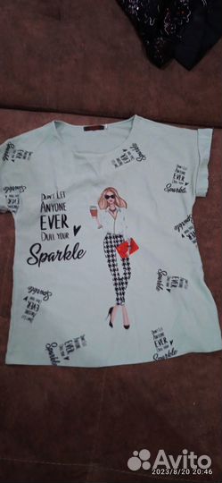 Блузка из вискозы Цвет мятный. Размер 44