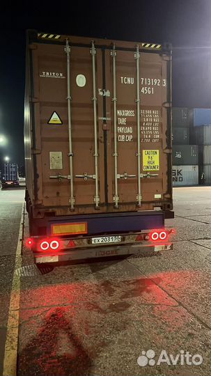 Морской контейнер 40 футов высокий бу