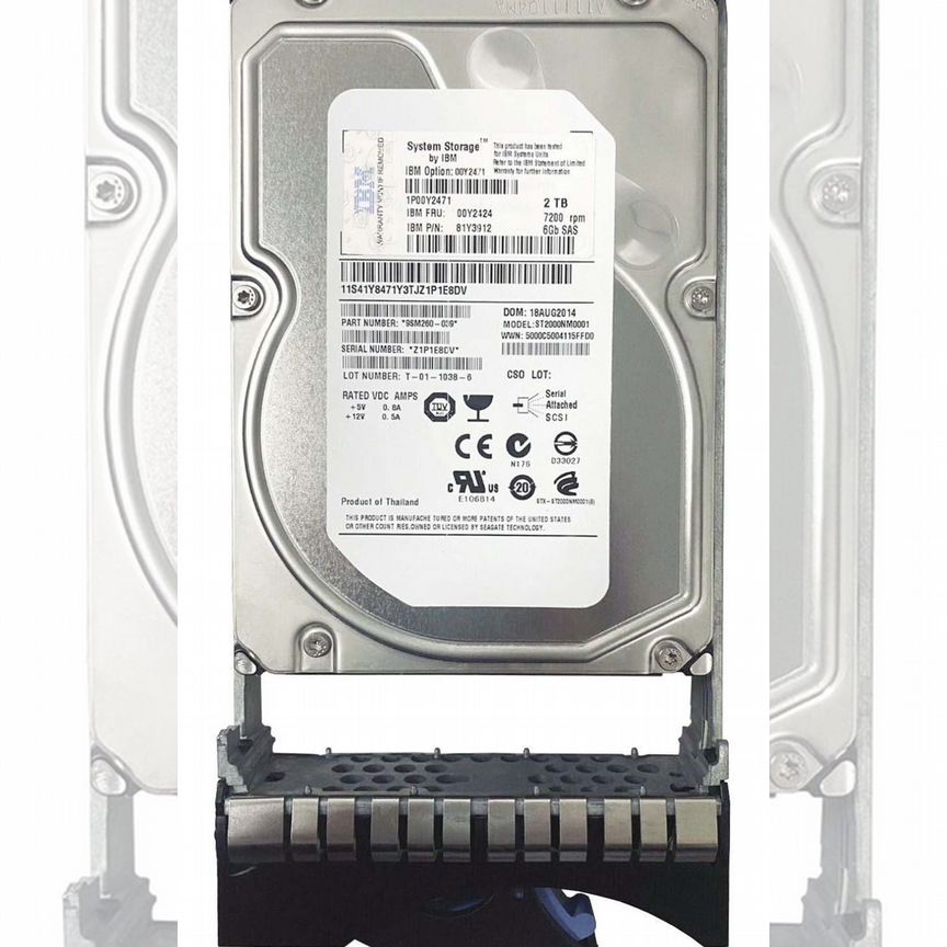 [00Y2424] Жесткий Диск Ibm 00y5701 2tb 7200 Sas 3,5" 00y2424