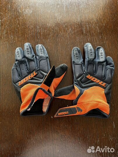 Мотоперчатки кроссовые thor S15 spectrum Orange