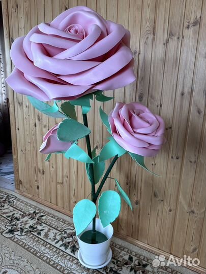 Искусственные роза ручная работа