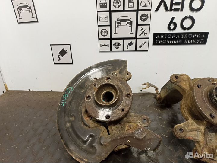 Кулак поворотный передний для Renault Scenic 2