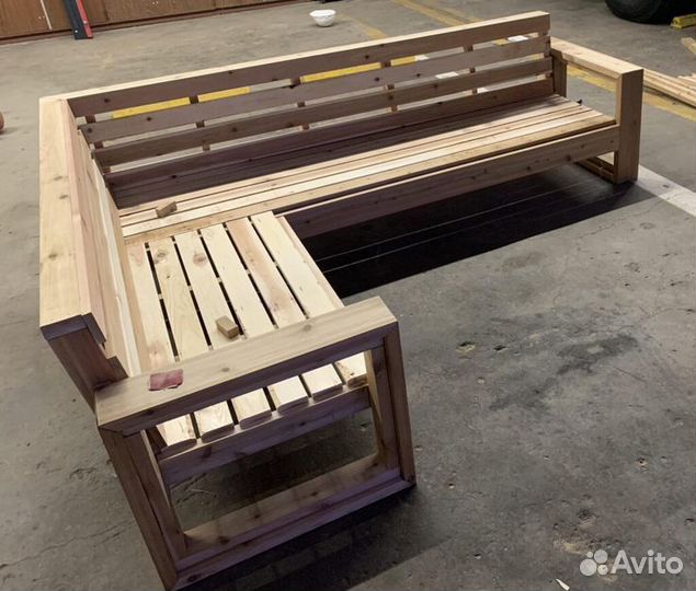 Лавка скамейка стол уличная мебель обеденная групп