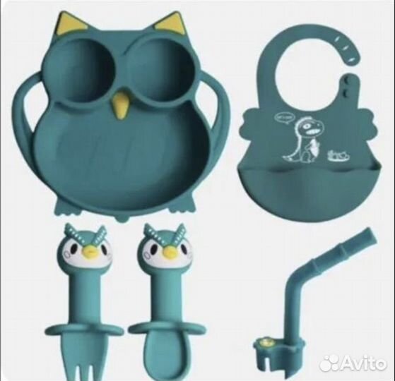 Силиконовая посуда для малышей