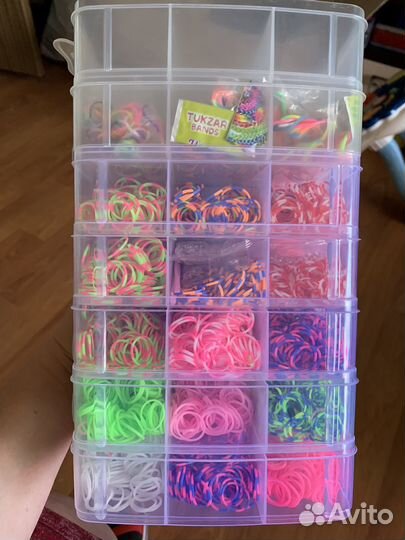 Большой набор резинок для плетения
