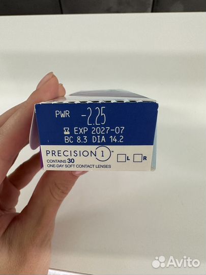 Линзы контактные Alcon однодневные -2.25