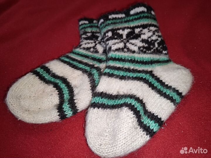 Носки шерстяные детские 21-23 размер