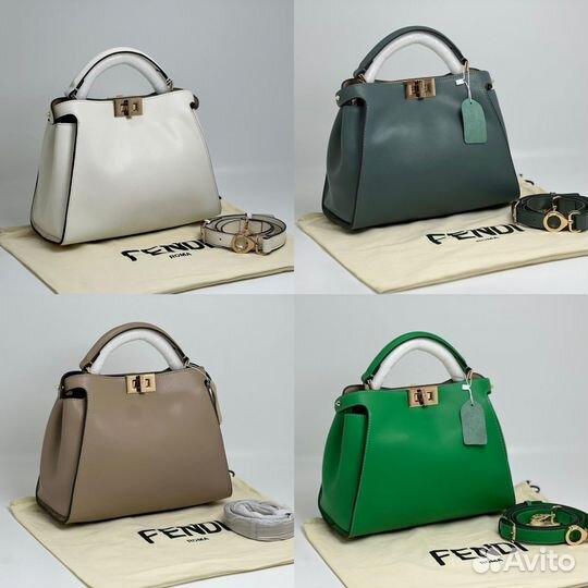 Сумка Fendi натуральная кожа