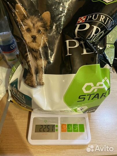 Корм pro plan opti start с курицей для щенков