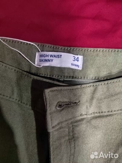 Джинсы для девочки новые 34, на 9-10 лет