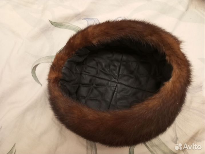 Меховая шапка женская