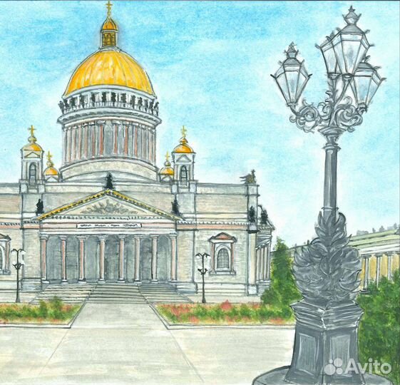 Картина акварель 21*30 