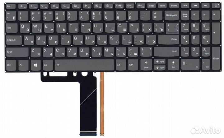 Клавиатура lenovo IdeaPad 320-15ikbrn с подсветкой