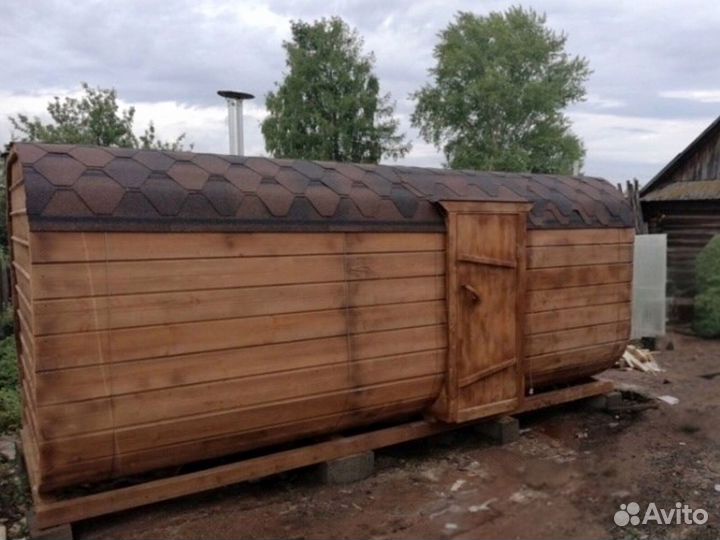 Бани-бочки квадро с доставкой