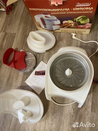 Электросоковыжималка шинковка