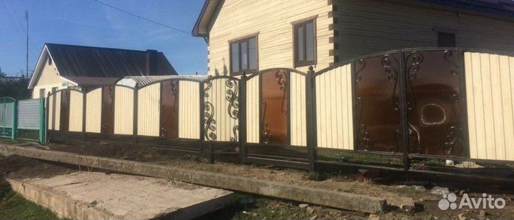 Заборы из профнастила под ключ