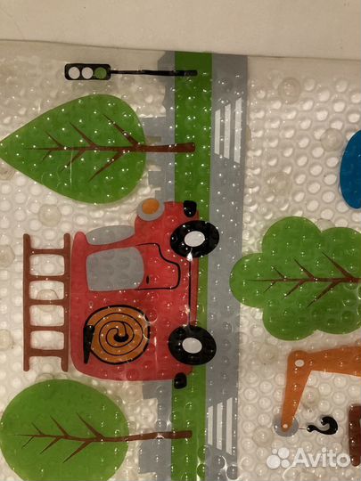 Коврик в ванную детский противоскользящий на присо