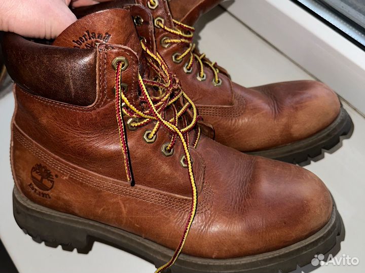 Ботинки timberland кожаные 29см
