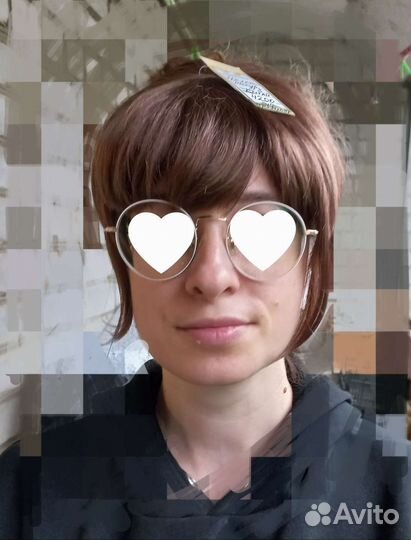 Накладная челка из натуральных волос, новое