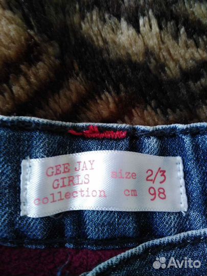 Джинсы на флисе